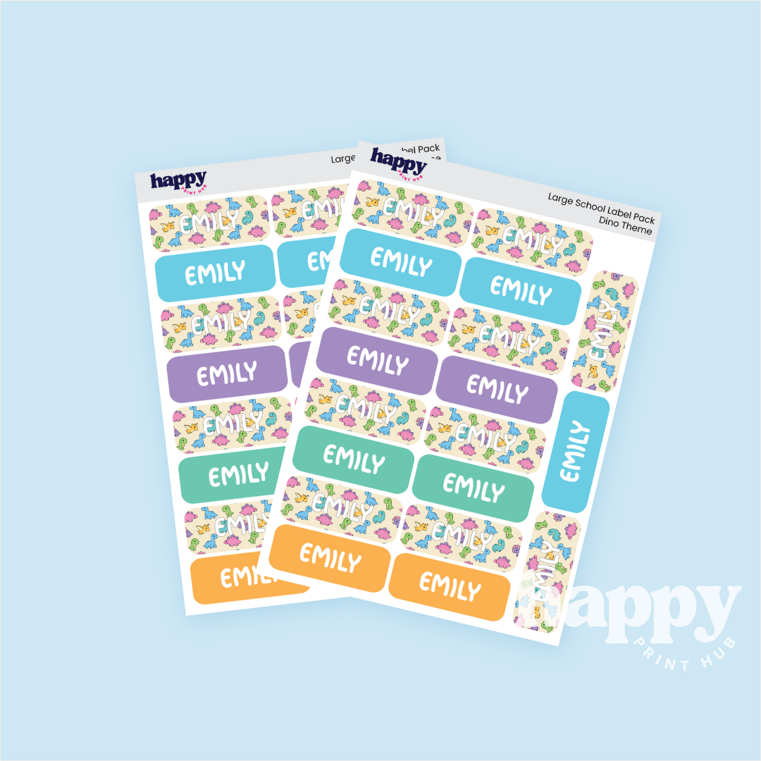 School Labels | Extra Large Size